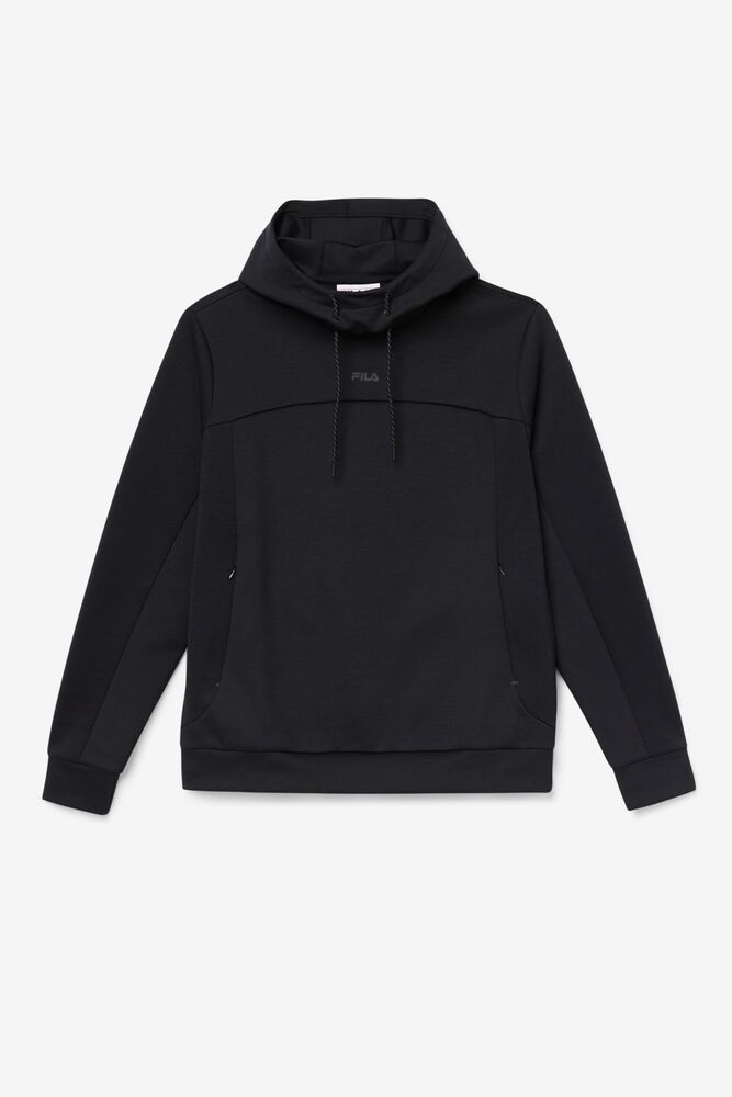 Fila Aadheen Hoodie Black - Mens - 27985HLIV